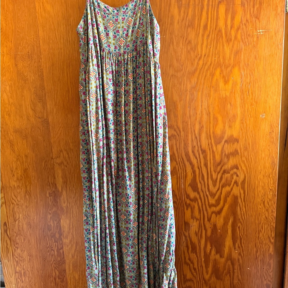 Natural Life boho floral maxi dress